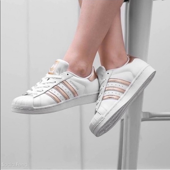 rose gold superstars